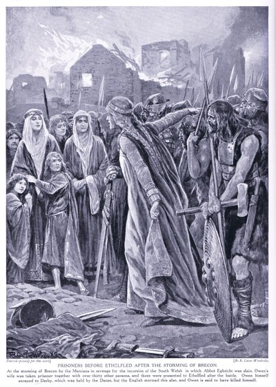 Vangit ennen kuningatar Ethelrediä, 1920-luku tekijältä Richard Caton Woodville junior