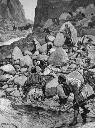 Hertsegovinan kapina: The Illustrated London News", 1. huhtikuuta 1882. tekijältä Richard Caton Woodville junior