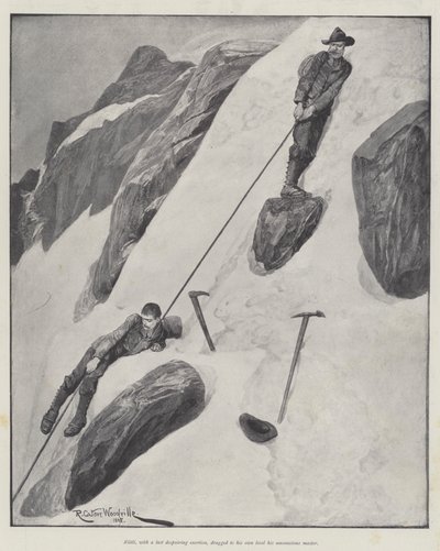 Bret Harten kirjoittama The Man and the Mountain (Mies ja vuori) tekijältä Richard Caton Woodville junior