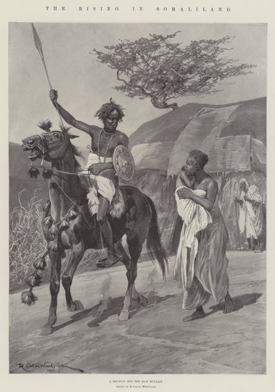 Rising in Somaliland tekijältä Richard Caton Woodville junior