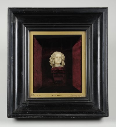 Tytön rintakuva, n. 1850 (vaha) tekijältä Richard Cockle Lucas