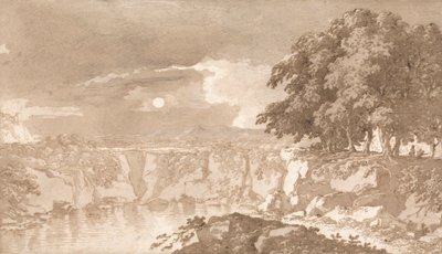 Italian järvimaisema tekijältä Richard Cooper the Elder