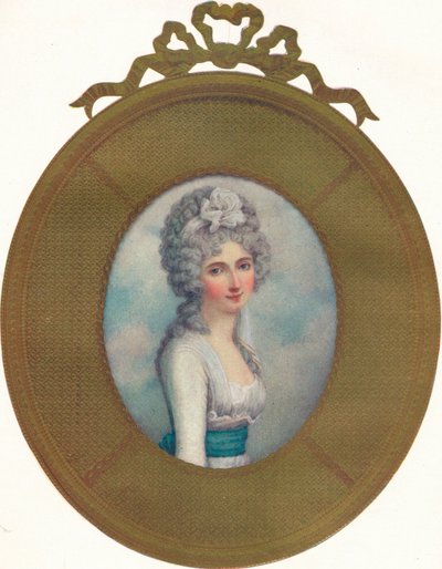 Pienoismuotokuva Katherinesta, Lady Manners, Myöhempi Lady Huntingtower, 1787, 1907 tekijältä Richard Cosway