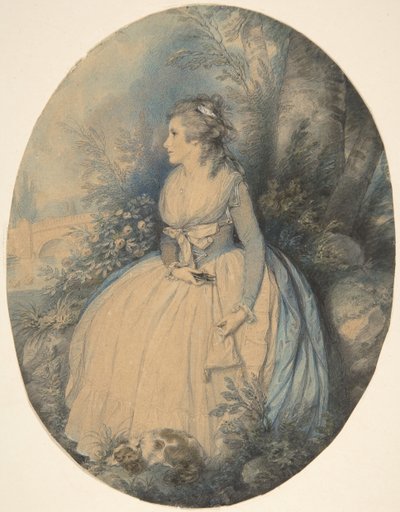 Rouva Robinson Perditan roolissa, n. 1779. tekijältä Richard Cosway