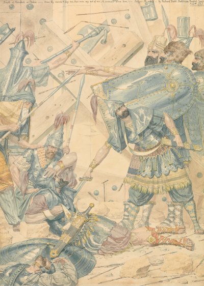 Abimelekin kuolema Thebesissä tekijältä Richard Dadd