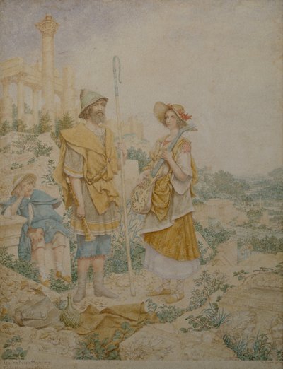 Italialaiset maalaismaiset muusikot tekijältä Richard Dadd