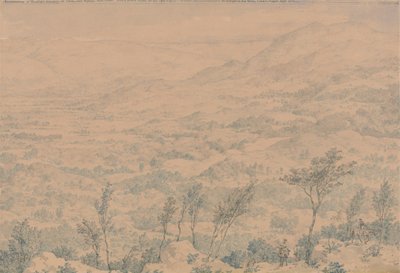 Muisto vuoristomaisemista Cariassa, lähellä Mylasaa Vähässä-Aasiassa tekijältä Richard Dadd