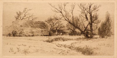 Old Farm Court Road, Dulwich (etsaus) tekijältä Richard Davidson Winter