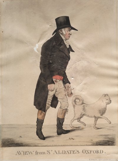 Näkymä St. Aldatesista, Oxfordista. tekijältä Richard Dighton