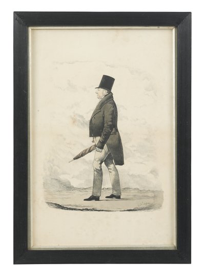 Henry Lygon, 4th Earl Beauchamp (w/c & kynä paperilla) tekijältä Richard Dighton