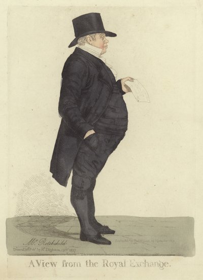 Nathan Mayer Rothschild, 1817 tekijältä Richard Dighton
