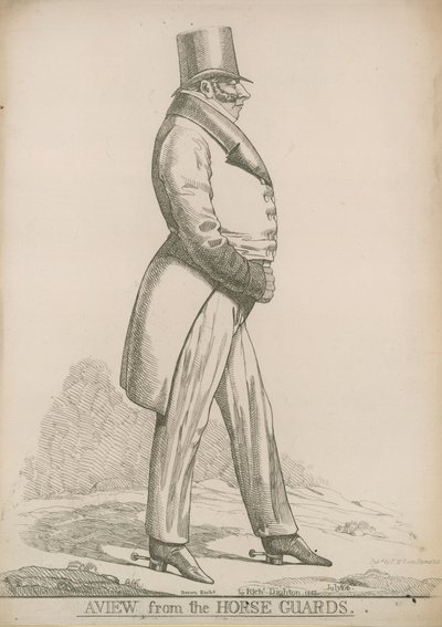 Sir Robert Bolton; Näkymä Horse Guardsilta tekijältä Richard Dighton