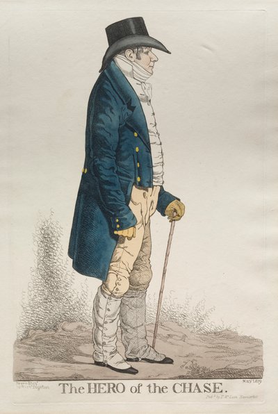 The Hero of the Chase, 1819. tekijältä Richard Dighton