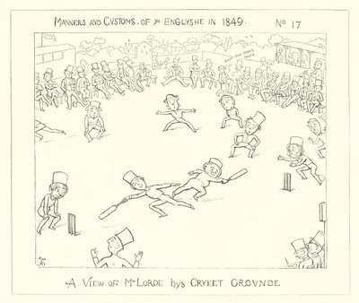1849, Näkymä Lords Cricket Groundista tekijältä Richard Doyle