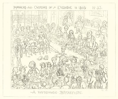 1849, hääaamiainen tekijältä Richard Doyle