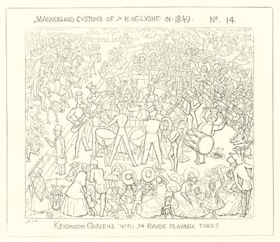 1849, Kensington Gardens bändin soittamana tekijältä Richard Doyle