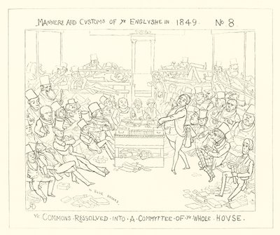 Vuonna 1849 Commons päätyi koko parlamentin komiteaksi tekijältä Richard Doyle
