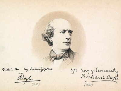 Richard Doylen muotokuva tekijältä Richard Doyle