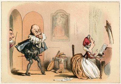 Kuningatar Elizabeth I ja Skotlannin suurlähettiläs tekijältä Richard Doyle