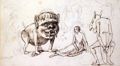 Queer Folk (kynä, muste ja kynä paperille) tekijältä Richard Doyle