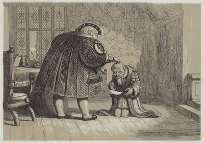 Varastojen lisääminen Henrik VIII:n (akvatinta) aikana tekijältä Richard Doyle