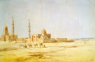 "Kalifien haudat, Kairo", n. 1842 tekijältä Richard Dudd