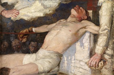 Kierrosten välillä (öljy kankaalle) tekijältä Richard E. Clarke