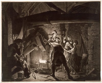 Rautapaja, Joseph Wright of Derbyn mukaan tekijältä Richard Earlom