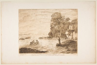 Kristus kutsuu Pietarin ja Andreaksen, 1776. tekijältä Richard Earlom