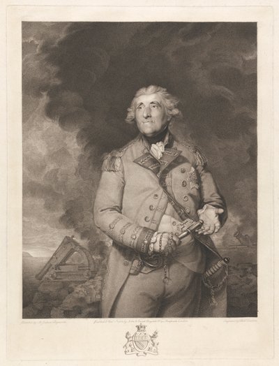 George Augustus Elliot Lord Heathfield tekijältä Richard Earlom