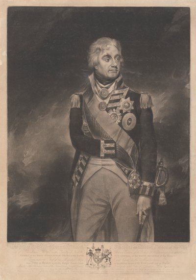 Horatio Nelson, varakreivi Nelson tekijältä Richard Earlom
