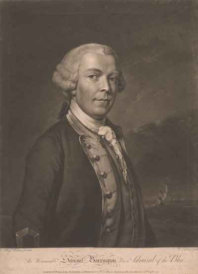 Samuel Barrington tekijältä Richard Earlom