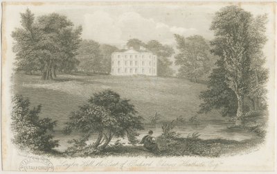 Longton Hall: teräskaiverrus ja [?1800-luvun alku] (painettu) tekijältä Richard Edensor Heathcote
