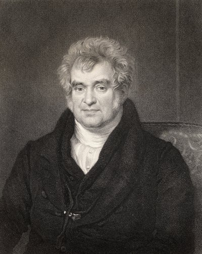 William Jay, kaiverrettu W. Holl, "The National Portrait Gallery, Volume IV", julkaistu noin 1820 (litho) tekijältä Richard Evans