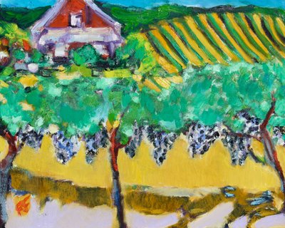 Merlot Grapes, Napa, 2017 tekijältä Richard Fox