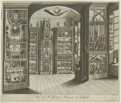Lichfield - Mr. Greenen museo: kaiverrus ja [1700-luku] (painettu) tekijältä Richard Greene
