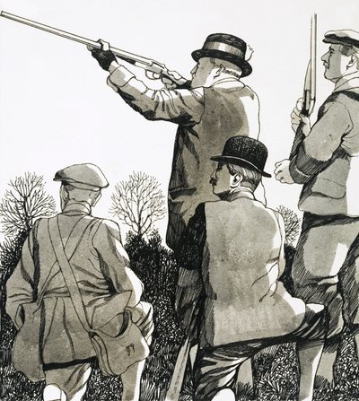 Walesin prinssinä kuningas Edward vietti paljon aikaa metsästämällä ja ampumalla. tekijältä Richard Hook