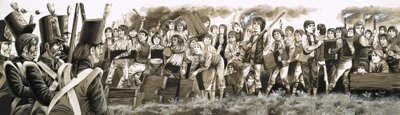 Vuonna 1797 joukot kutsuttiin paikalle tukahduttamaan Rugbyssä mellakoivia koulupoikia... tekijältä Richard Hook