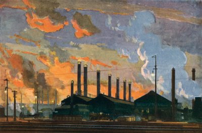 British Industries, teräs (väri litho) tekijältä Richard Jack