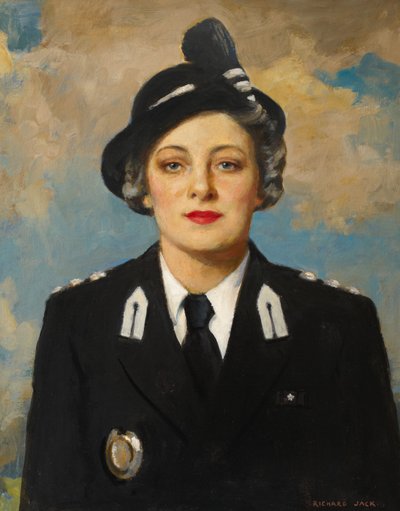Muriel Elsie Gamage, n. 1950 (öljy kankaalle) tekijältä Richard Jack