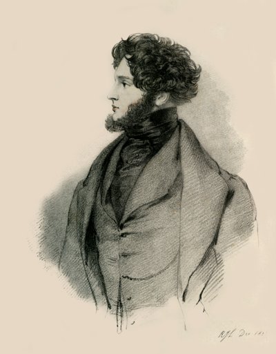 Alfred, kreivi dOrsay, 1833. tekijältä Richard James Lane