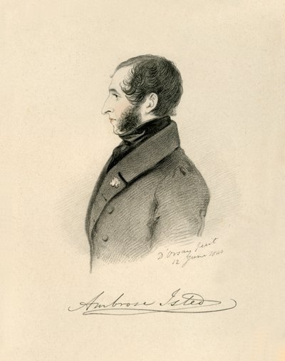 Ambrose Isted, 1840. tekijältä Richard James Lane
