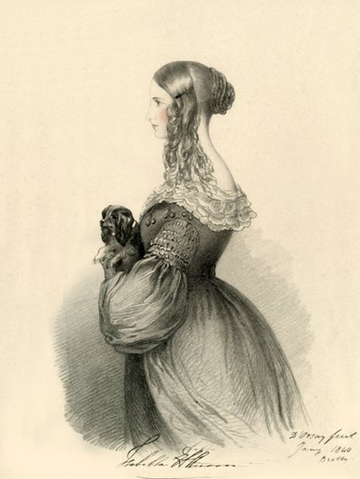 Isabella Anson, 1840. tekijältä Richard James Lane