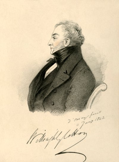 Sir Willoughby Cotton, 1842. tekijältä Richard James Lane