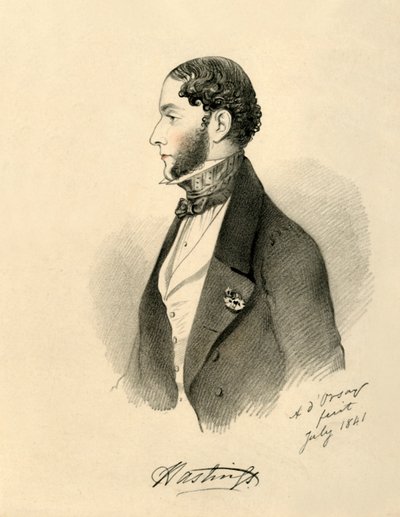 Hastingsin markiisi, 1841. tekijältä Richard James Lane