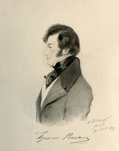 Tyrone Power, 1839. tekijältä Richard James Lane