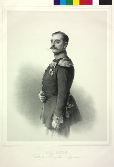 Carl Anton Sigmaringenin Hohenzollernin suvun prinssi Carl Anton tekijältä Richard Lauchert