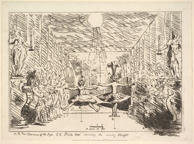 The Charmers of the Age, 1. maaliskuuta 1782. tekijältä Richard Livesay