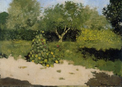 Puutarhan kulma nasturtioiden kanssa tekijältä Richard Nicolaüs Roland Holst