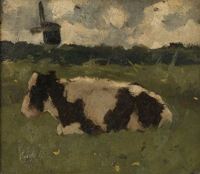 Lepo lehmä myllyllä tekijältä Richard Nicolaüs Roland Holst